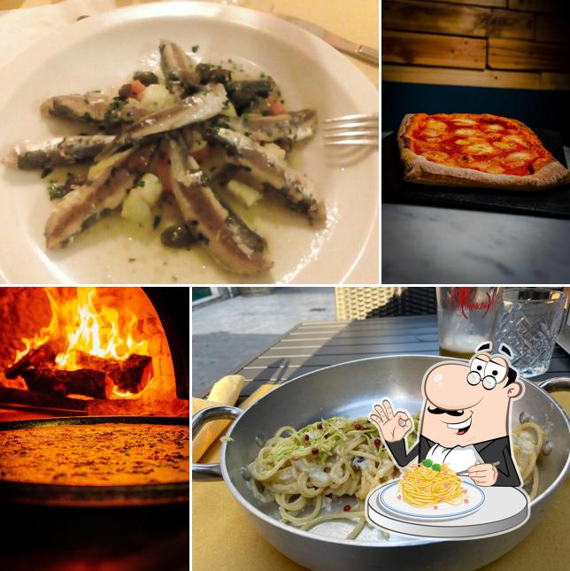 Spaghetti alla carbonara al U Papa Locanda Imperia