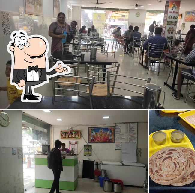 Sai mess is distinguished by interior and food