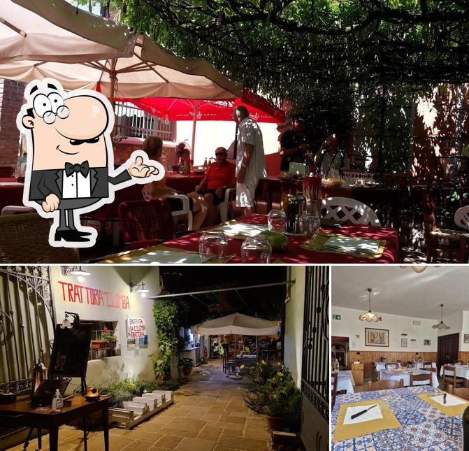 Siediti a un tavolo di Trattoria la Colomba