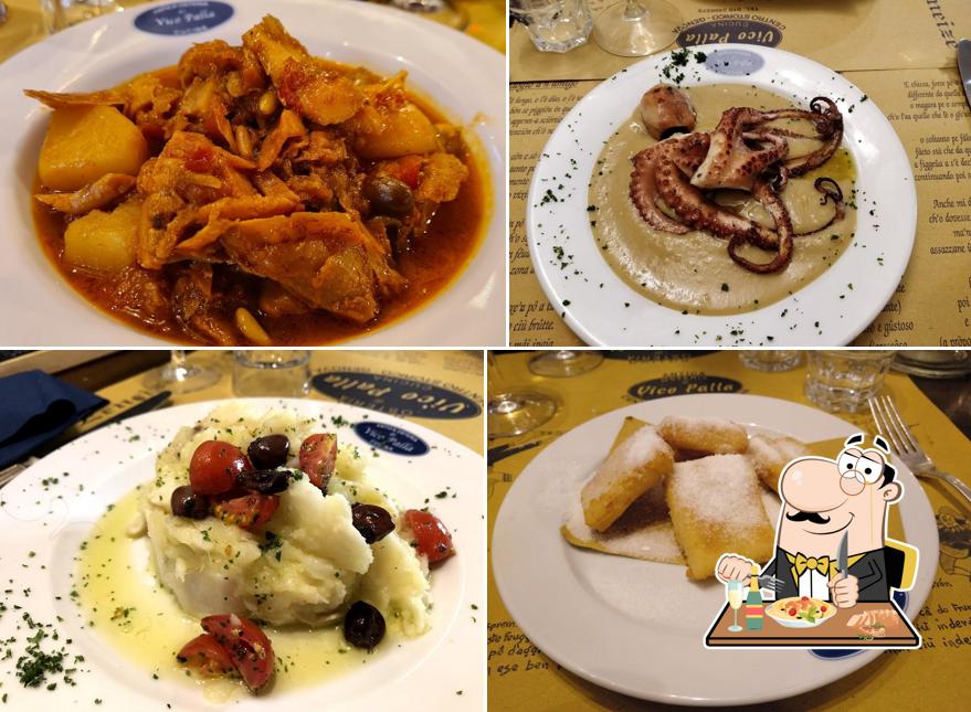 Platti al Osteria di Vico Palla