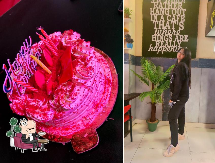 Check out how Brew-Berry Cafe Omaxe World street Sector-79 faridabad looks inside