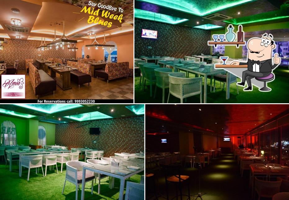 The interior of Delhi Grill