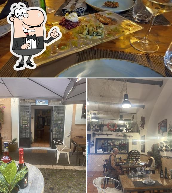 Tra le diverse cose da L'Acqua Salata Ristorante si possono trovare la interni e bevanda