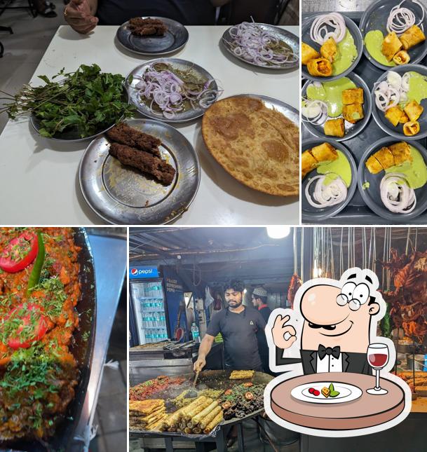 Food at Laziz Seekh Kabab Corner