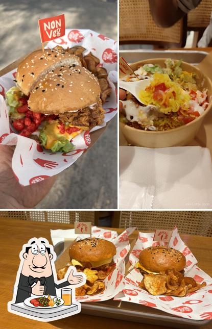 The photo of Perilicious - Smash Burgers & Grills’s food and interior