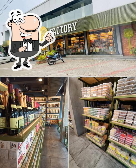 Check out the picture showing interior and beer at Bread Factory by Azad at Nalanchira
