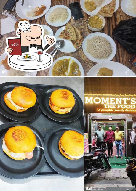The photo of Moment's the food hub, A Complete family restaurant’s food and exterior