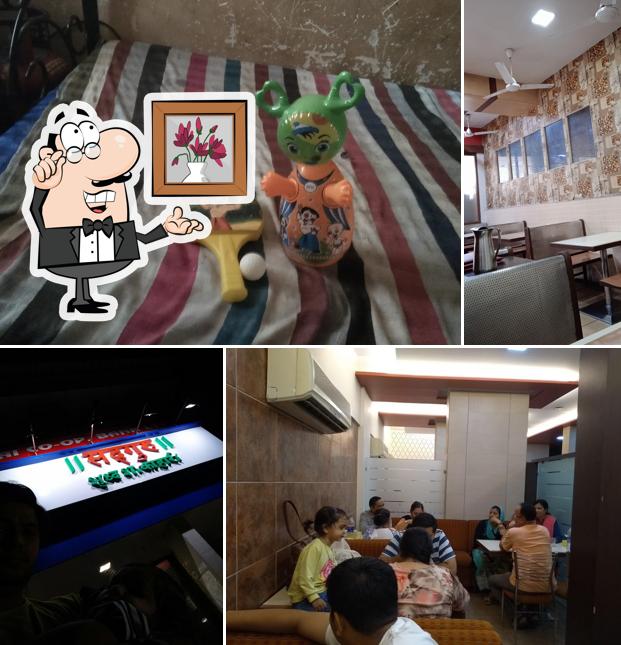 The interior of SADGURU PURE VEG RESTAURANT