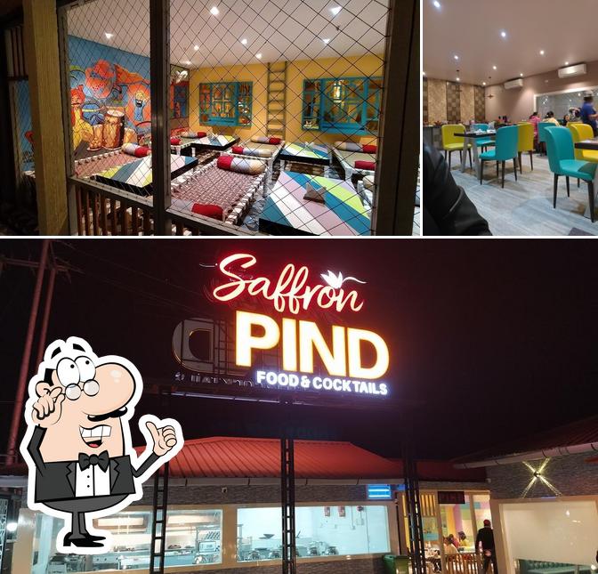 The interior of Saffron Pind
