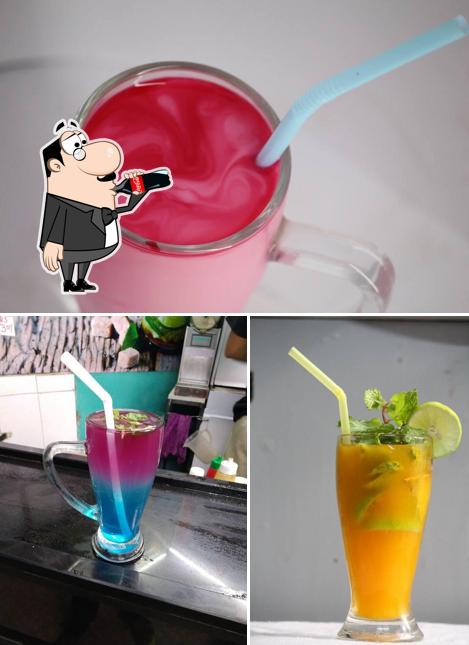 The image of drink and food at Sagar Soda