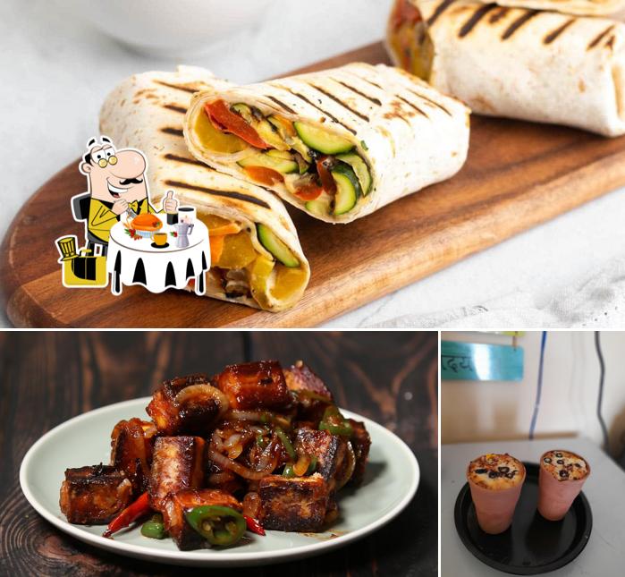 This is the image showing food and beverage at THE HUNGER'S EXPRESS