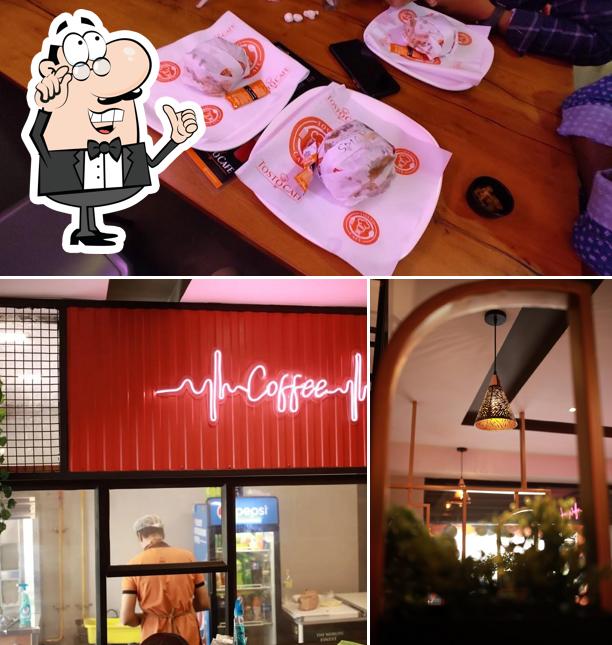 The interior of Tosto Cafe & Grills