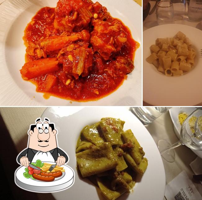 Cibo al Trattoria Vecchia Flaminia