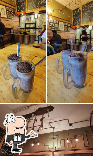 The interior of Cross Road Cafe Cad-B