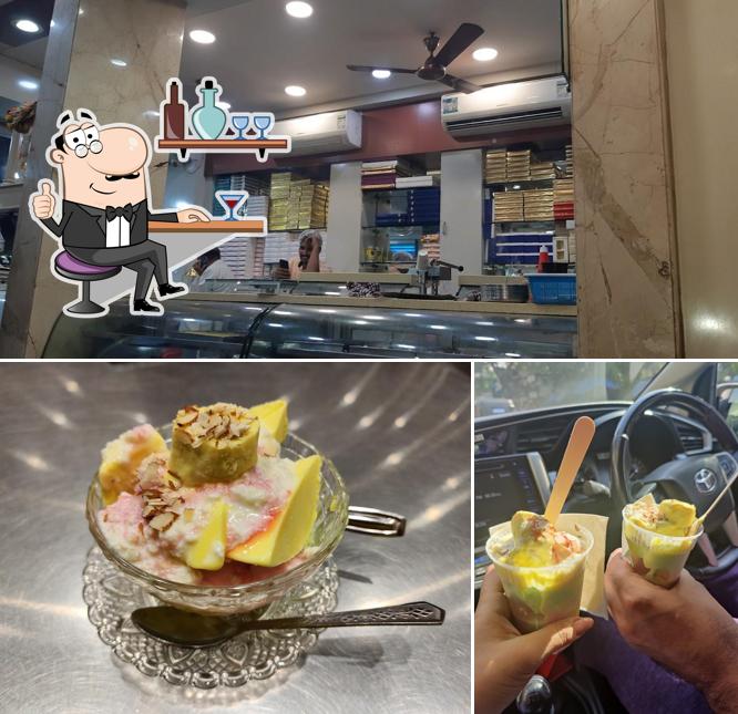The interior of New Kailash Sweets and Icecream Falooda Centre