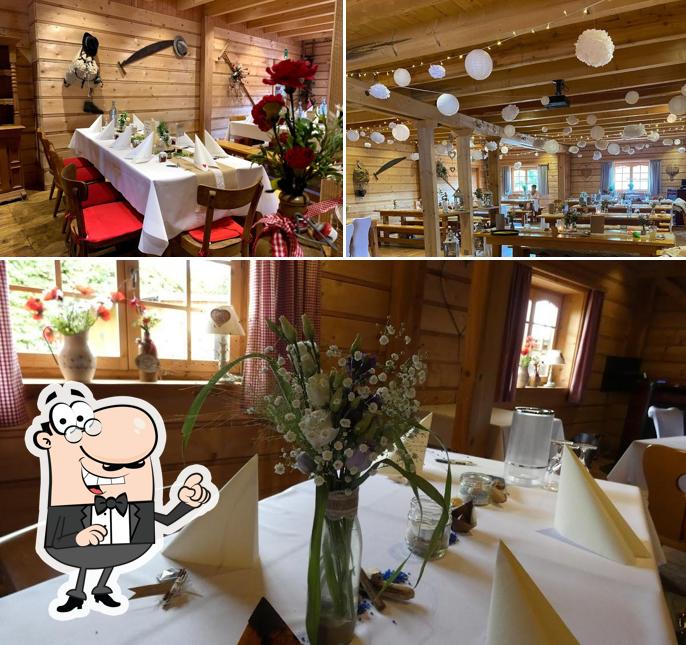 Installez-vous à l'une des tables de Eierkaal Gasthof