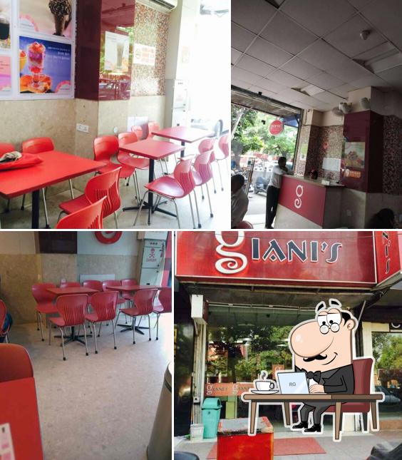 Check out how Giani's Ice Cream looks inside