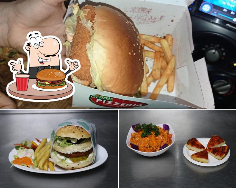 LA GRILLCA PIZZERIA’s burgers will suit a variety of tastes