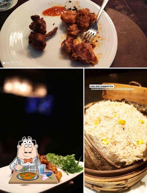 Chicken wings at Mainland China Kalyan Nagar