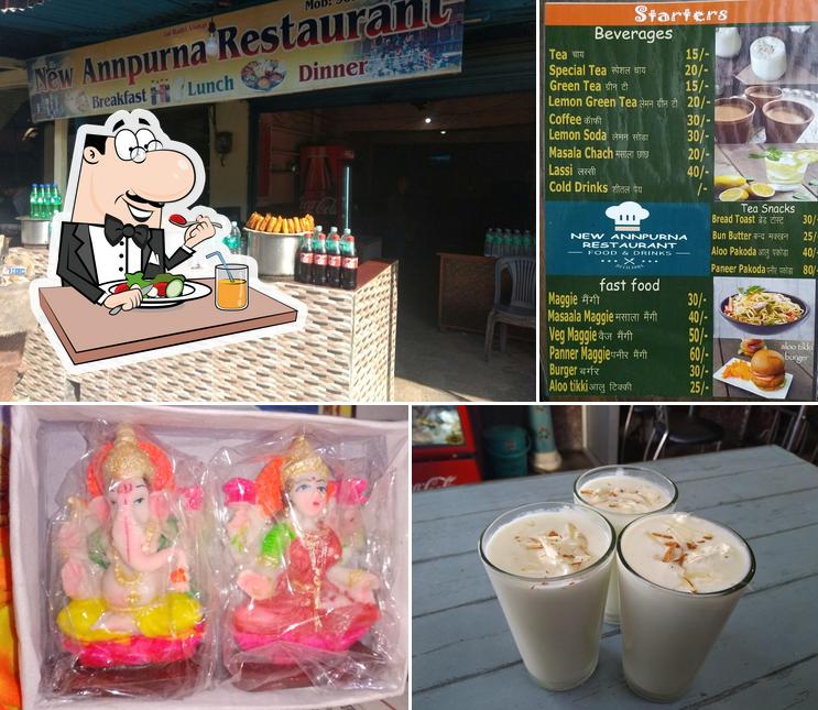 Food at New Annpurna Restaurant