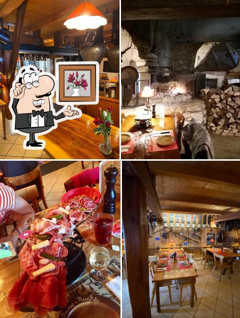Gli interni di Restaurant d'alpage Basseruche Saint-Cergue