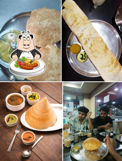 Masala dosa at Center Fresh Vegetarian Hotel