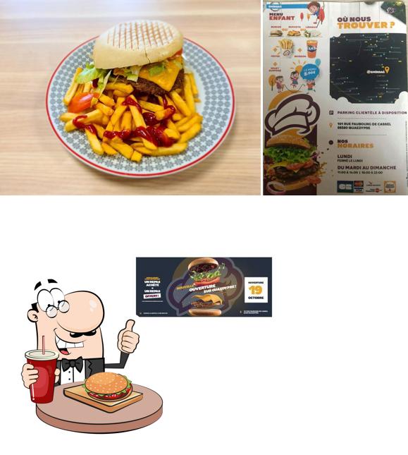 Essayez un hamburger à Emirdag