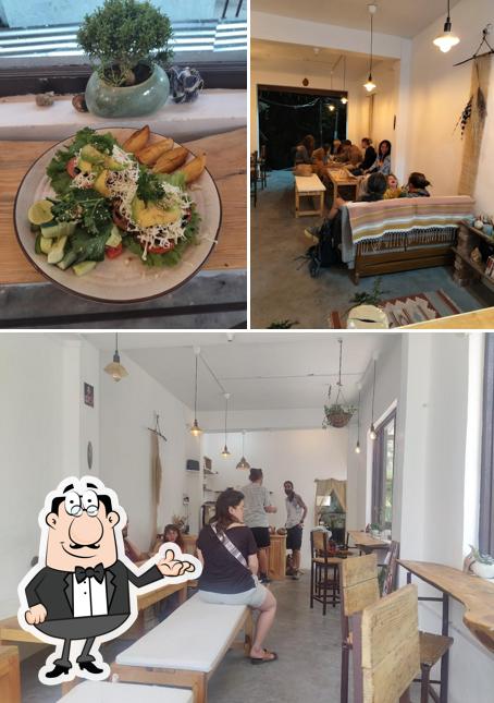 The interior of Loop cafe