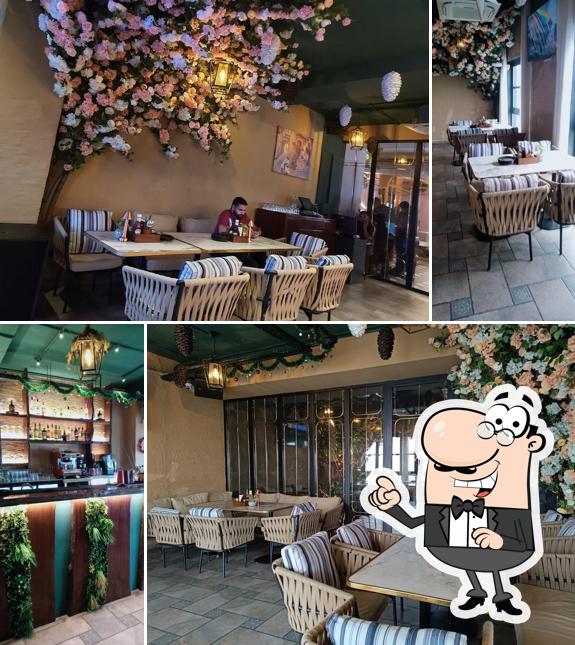 The interior of Luna Cafe & Bar