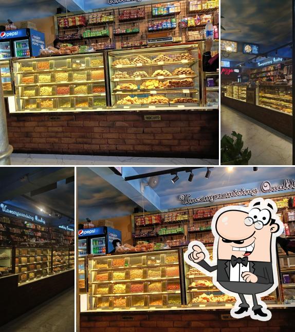 The interior of Maharani Bakery Mudhol ಮಹಾರಾಣಿ ಬೇಕರಿ ಮುಧೋಳ