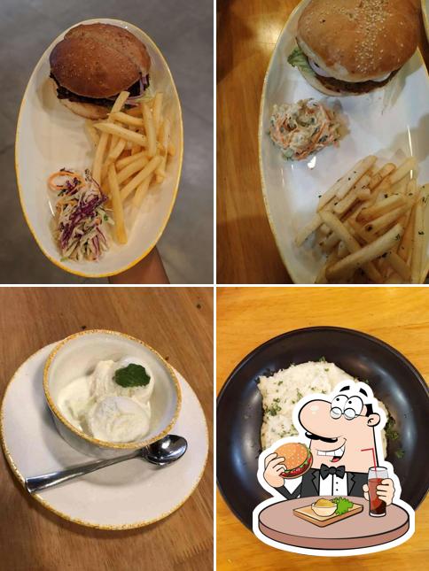 Try out a burger at Millhouse: Cafe and bistro