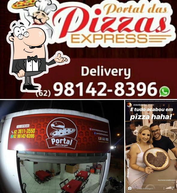 O Portal Pizza e Burguer se destaca pelo interior e comida