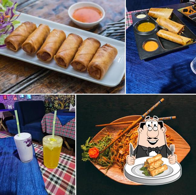 Spring rolls at Retro lounge