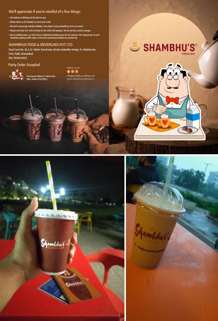 Enjoy a drink at Sambhu's Coffee Bar