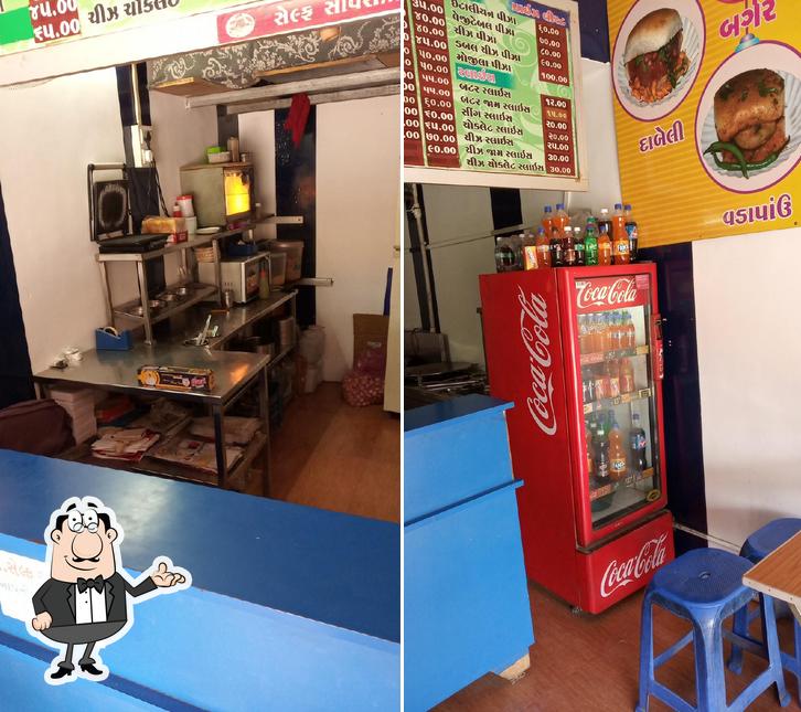 The interior of karnavati dabeli & vadapau