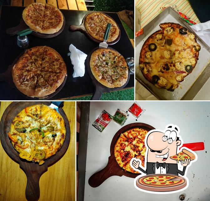 Get pizza at The Pizza House