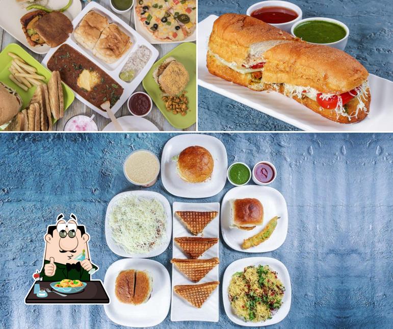 Creme brulee at Jay Bhavani Vadapav