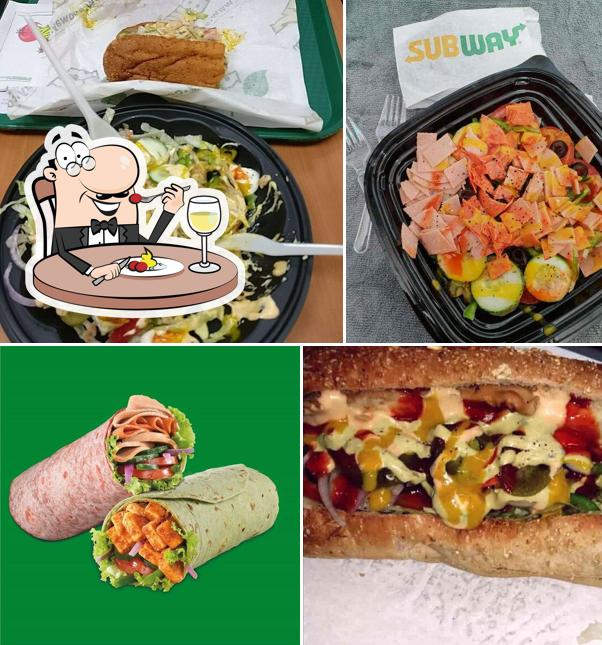 Food at Subway Restaurant