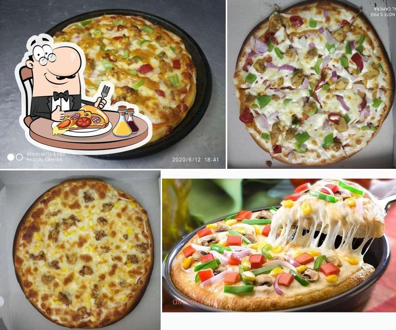 Pick pizza at Cafe Pizza Bites