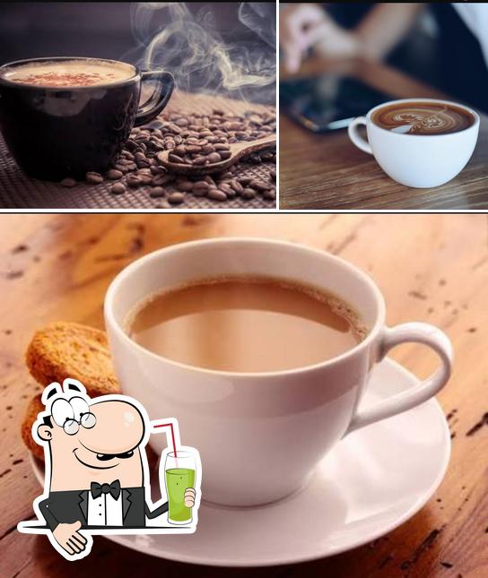 Chaudhary coffee shop offers a number of beverages