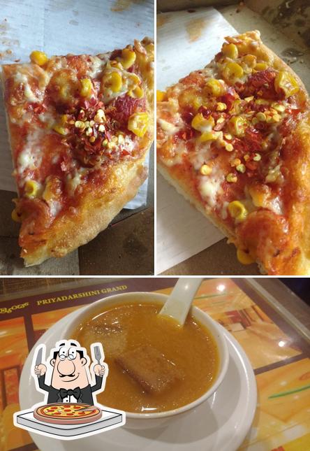 Pick pizza at Gokul Veg