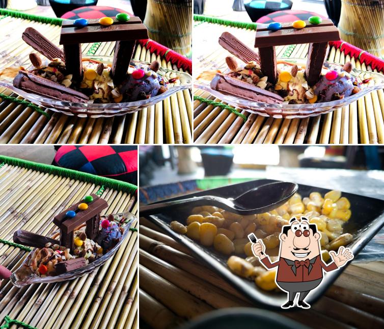 Meals at One more glass cafe and ice cream parlor