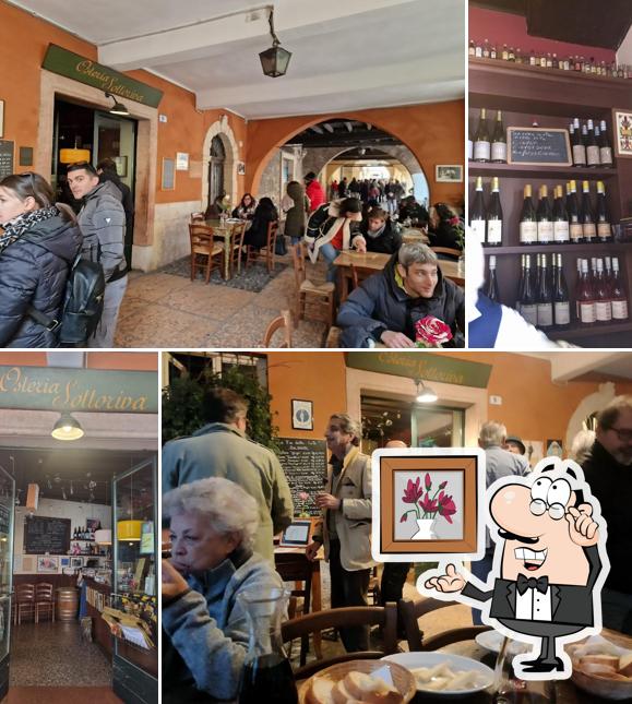 Dai un'occhiata agli interni di Osteria Sottoriva