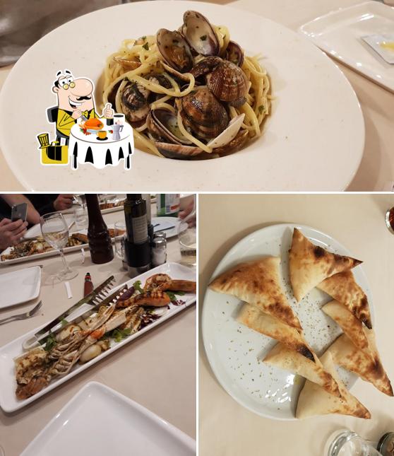 Platti al ristorante grig