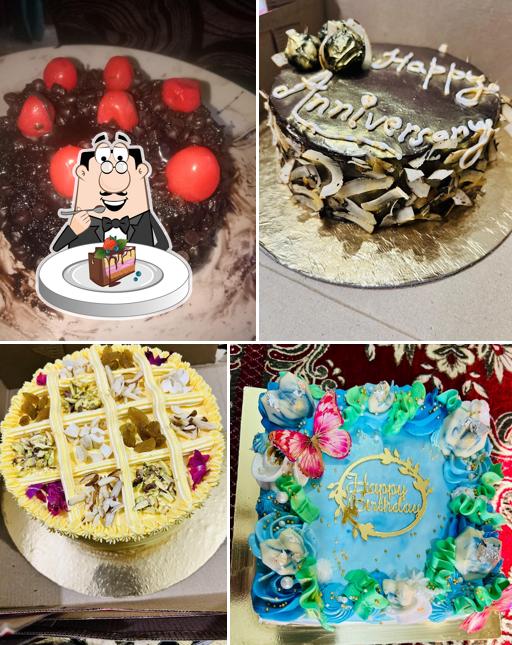 Chocolate cake at The Heaven's Cakery