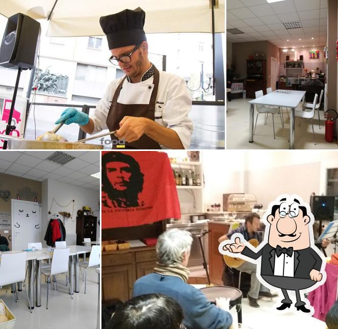 Gli interni di TRATTORIA ISIDORA