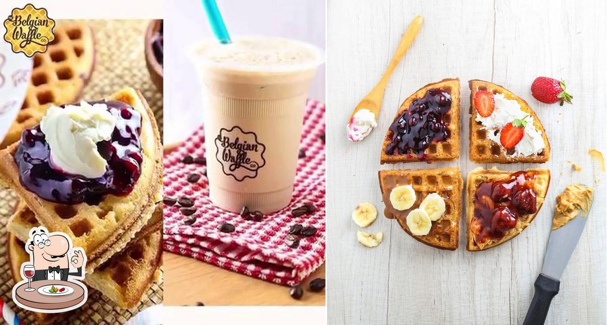 Food at The Belgian Waffle Co