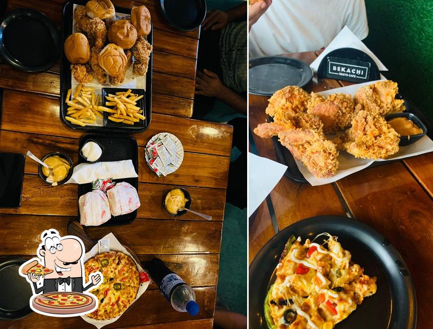 At Bekachi Restocafe Virajpet, you can try pizza