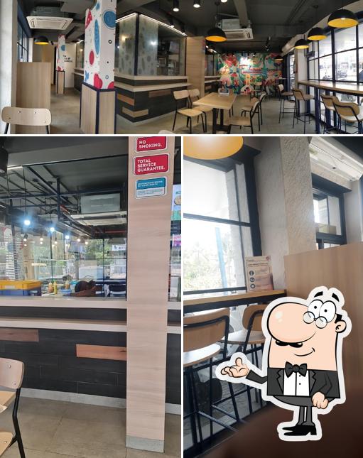 The interior of Domino's Pizza Ernakulam, Kochi