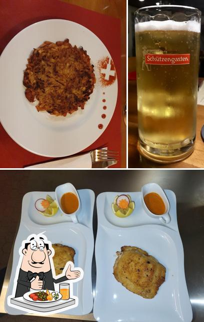 Dai un’occhiata alla foto che raffigura la cibo e birra di Dorfbeiz Kreuz